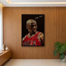 Quadro Decorativo Michael Jordan Frase ARTE