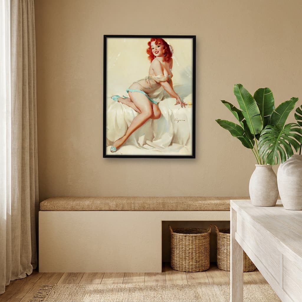 Quadro Decorativo Pin-up Girl: Darlene Bedside Manner