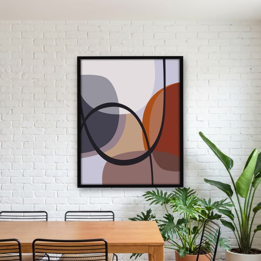 Quadro Decorativo Geométricos Ondas