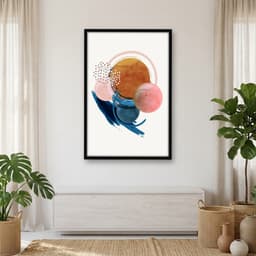 Quadro Decorativo Formas Abstratas -vs01