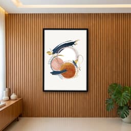 Quadro Decorativo Formas Abstratas -vs02