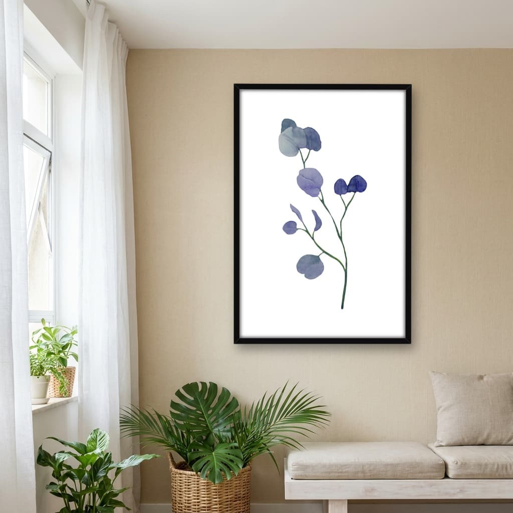 Quadro Decorativo Índigo de Eucalipto -vs02