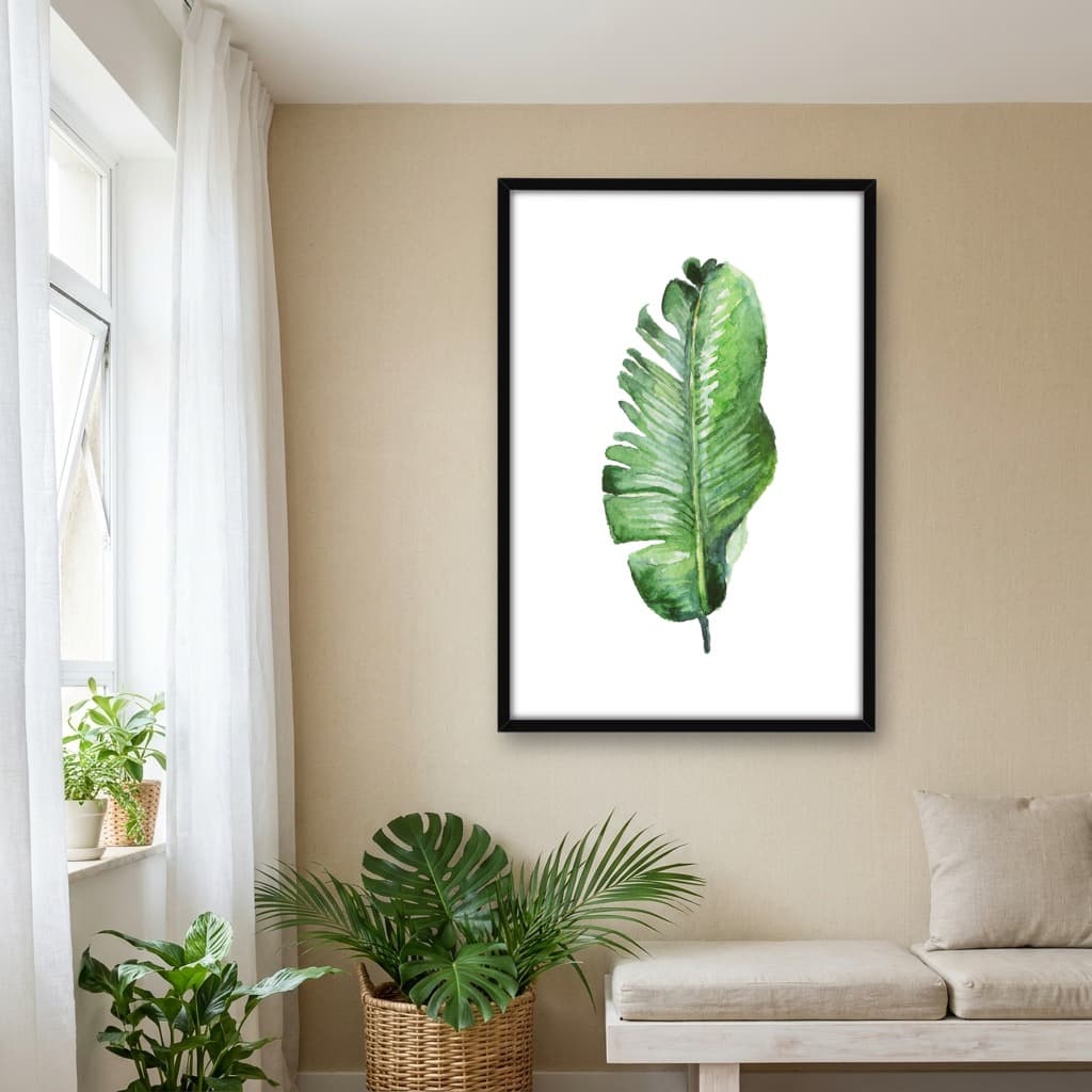 Quadro Decorativo Folha Tropical - parte I