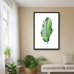 Quadro Decorativo Folha Tropical - parte I