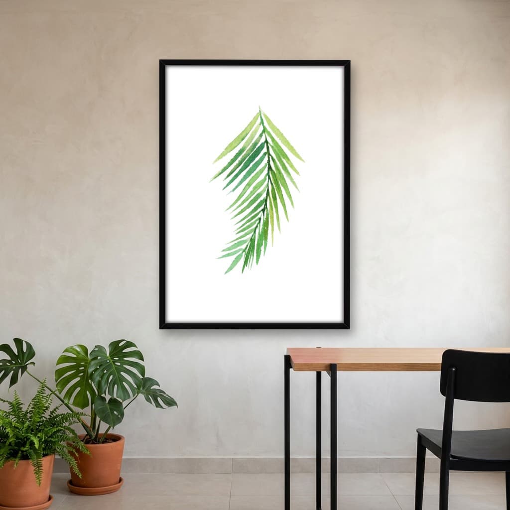 Quadro Decorativo Folha Tropical - parte II