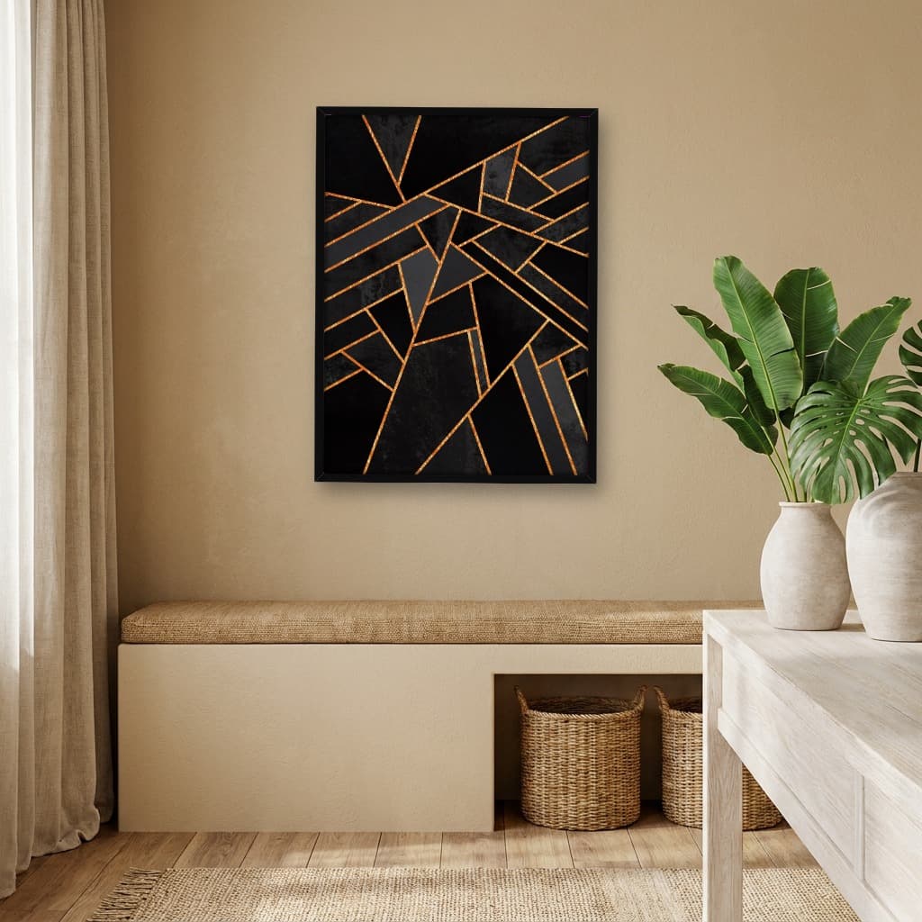 Quadro Decorativo Art Deco Black