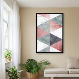 Quadro Decorativo de Desenho Geométrico - Arte e decoração para casa - Opção 04