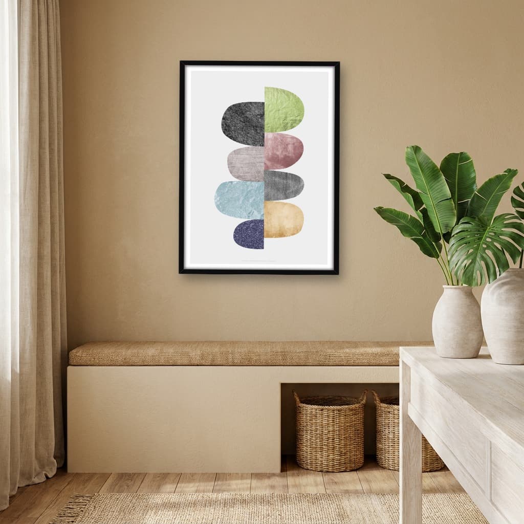 Quadro Decorativo de Desenho Geométrico - Arte e decoração para casa - Opção 07