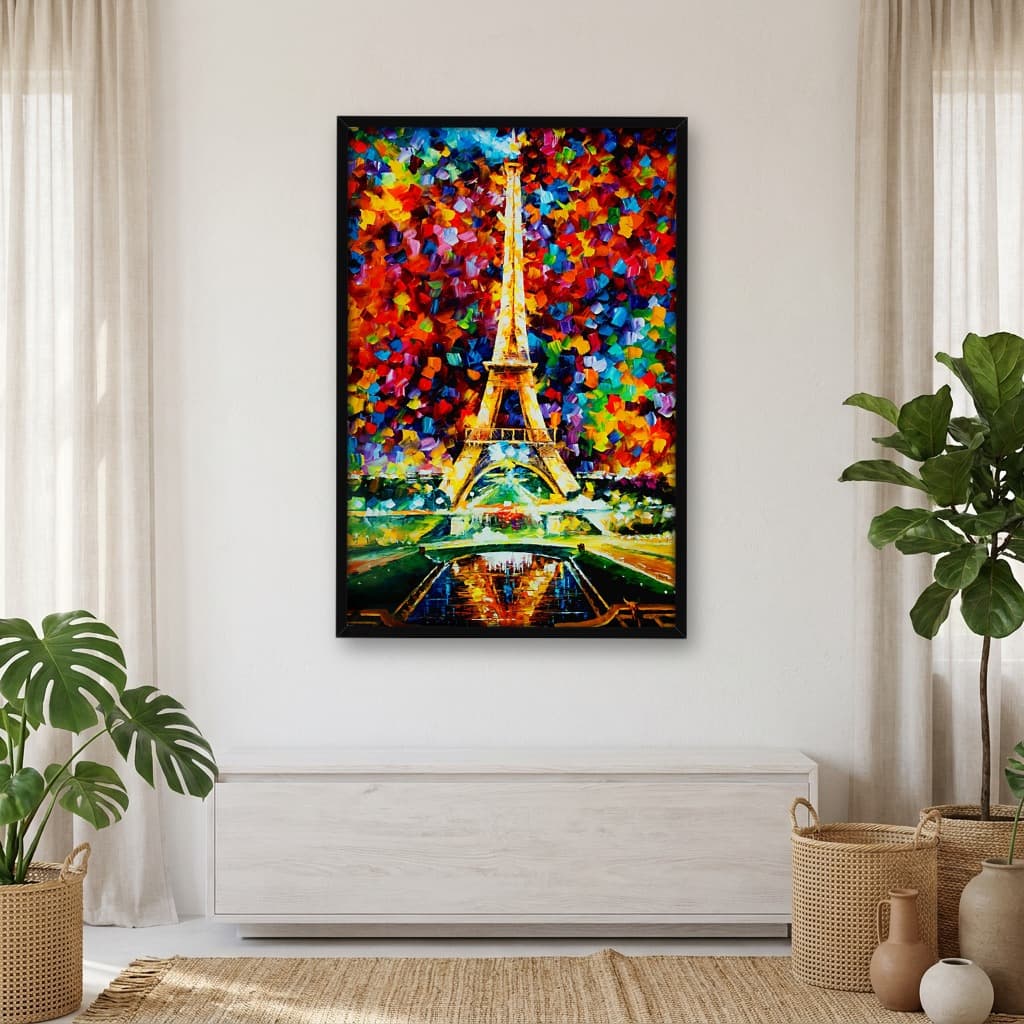 Quadro Decorativo Pintura Paris dos Meus Sonhos