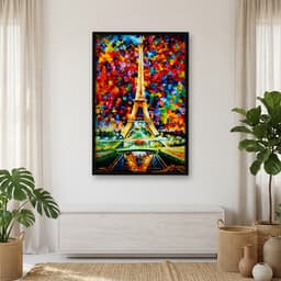 Quadro Decorativo Pintura Paris dos Meus Sonhos