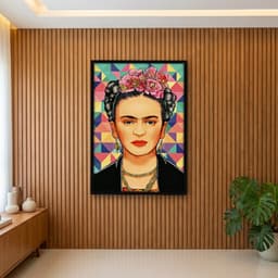Quadro Decorativo Pintura Frida Kahlo