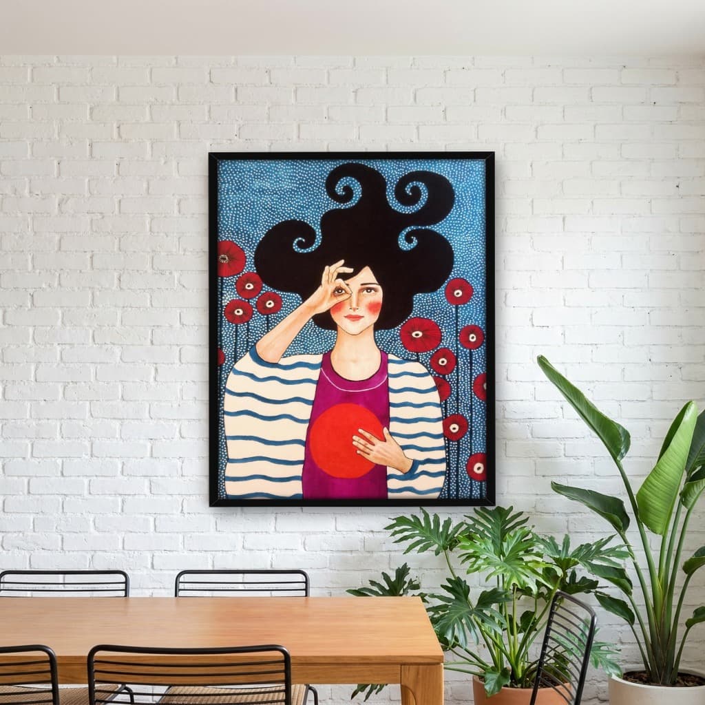 Quadro Decorativo Hülya Özdemir 06 Menina