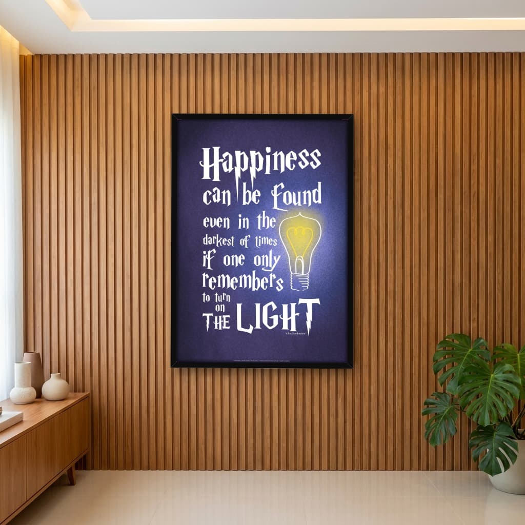 Quadro Decorativo Happiness Can Be Found - Harry Potter e o Prisioneiro de Azkaban