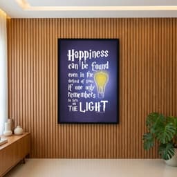 Quadro Decorativo Happiness Can Be Found - Harry Potter e o Prisioneiro de Azkaban