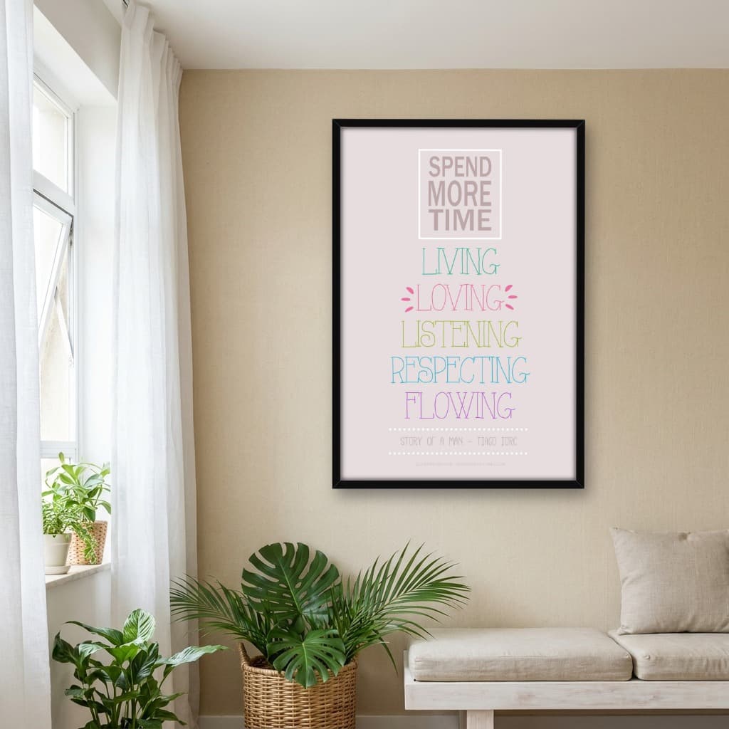 Quadro Decorativo Story of A Man - Tiago Iorc