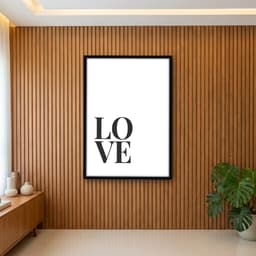 Quadro Decorativo Love - Escandinavo