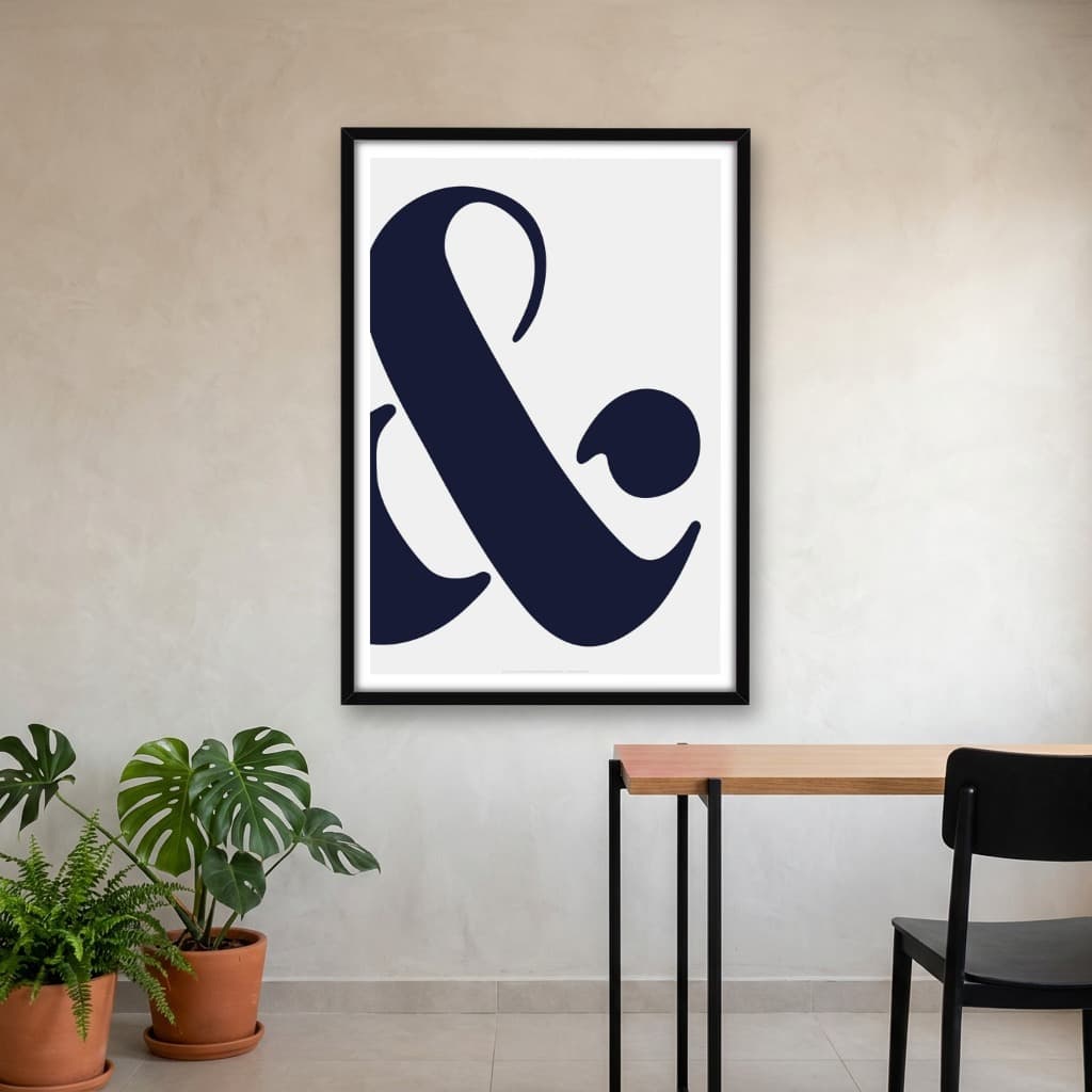 Quadro Decorativo Ampersand X-Grande