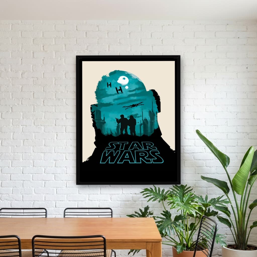 Quadro Decorativo Star Wars - R2-D2