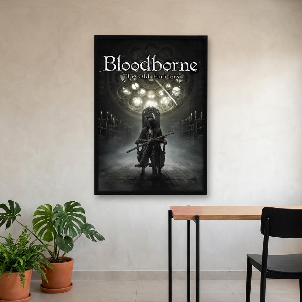 Quadro Decorativo Bloodborne The Old Hunters