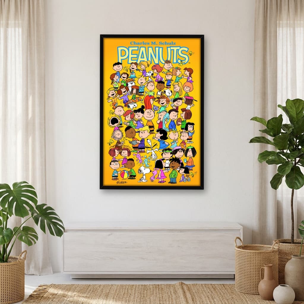Quadro Decorativo Peanuts - C. Brown e sua Turma