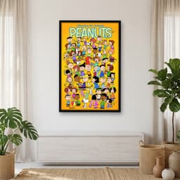 Quadro Decorativo Peanuts - C. Brown e sua Turma