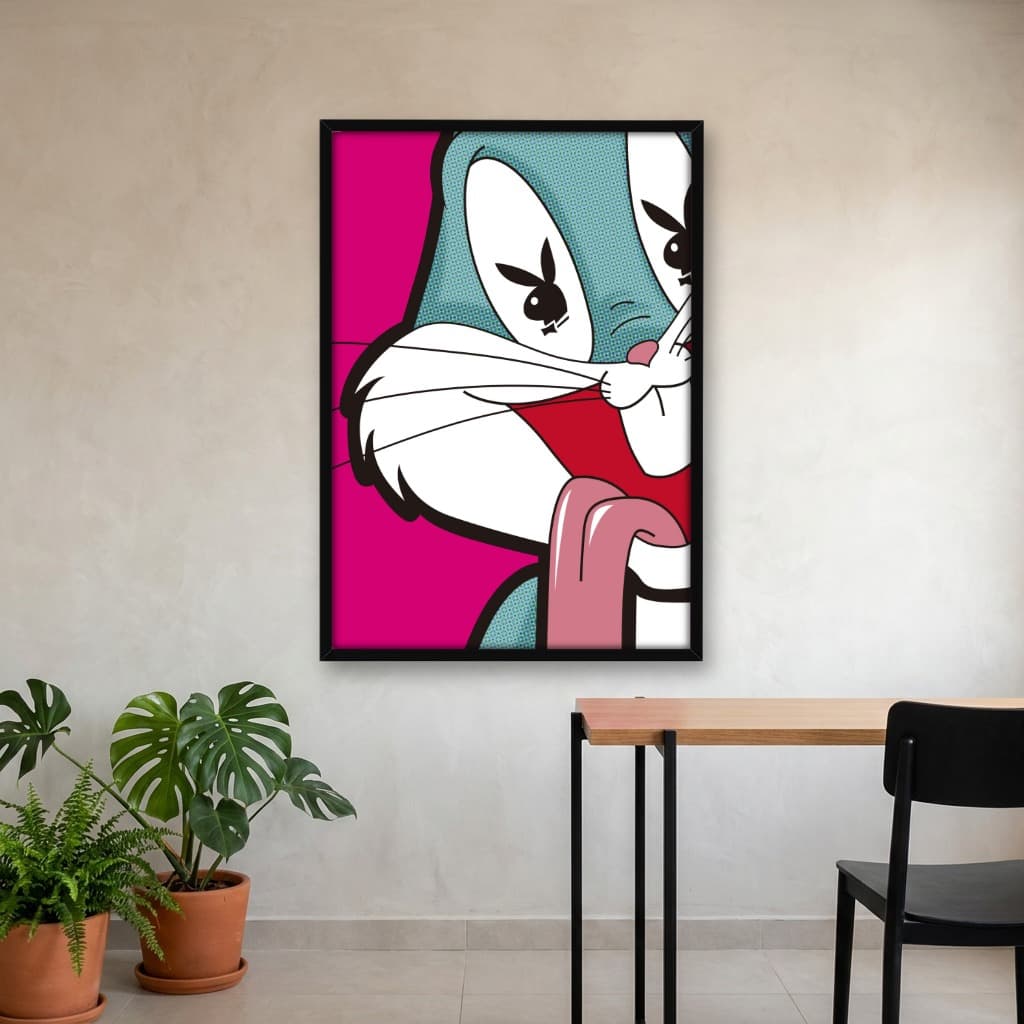 Quadro Decorativo Pernalonga - Pop Art