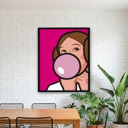 Quadro Decorativo Princesa Leia - Pop Art