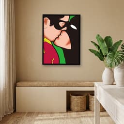 Quadro Decorativo Batman e Robin - Pop Art