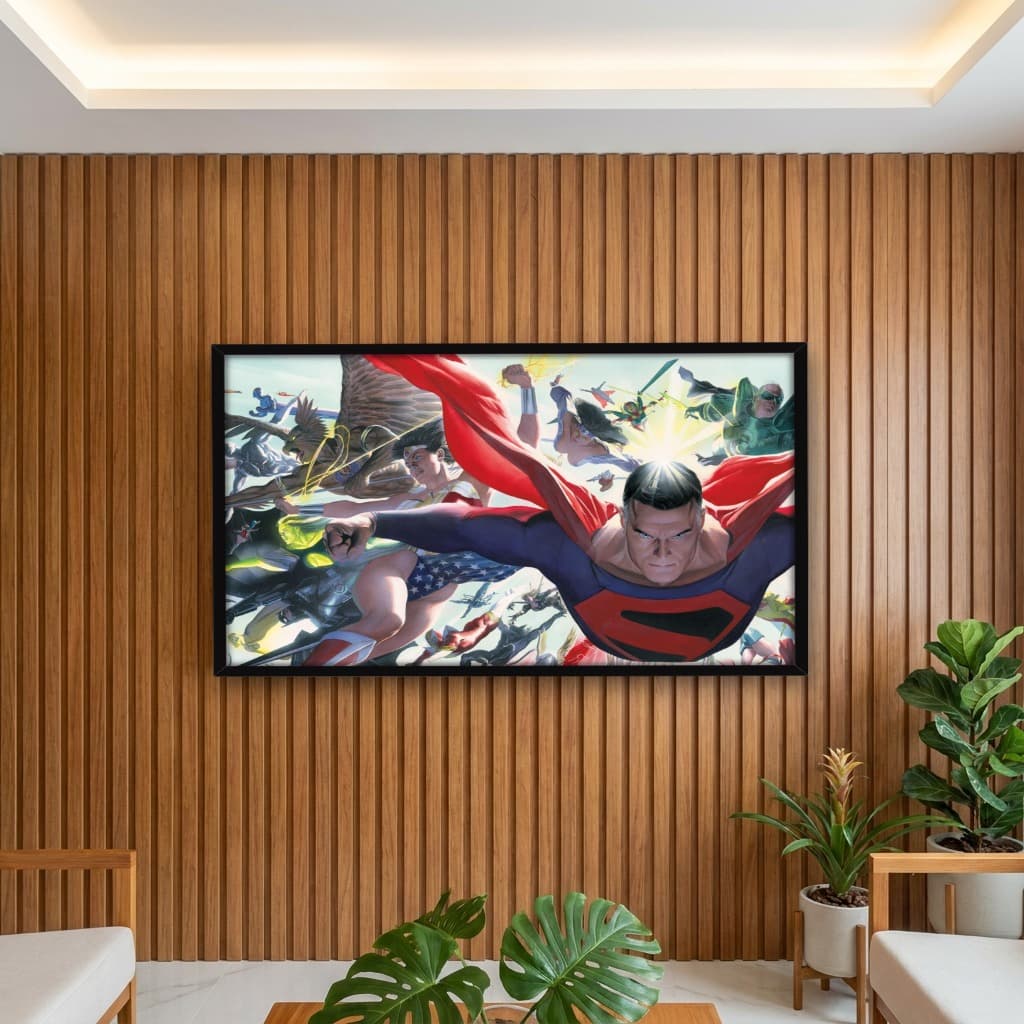 Quadro Decorativo O Reino do Amanhã - Liga da Justiça