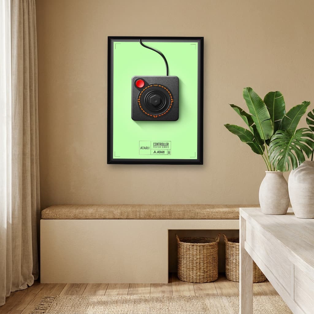 Quadro Decorativo Controle de Games - Atari