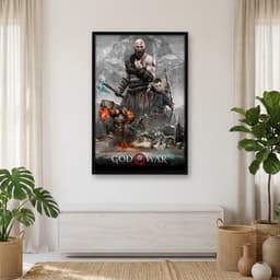 Quadro Decorativo God of War 4