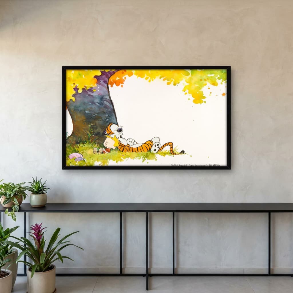 Quadro Decorativo Calvin e Haroldo