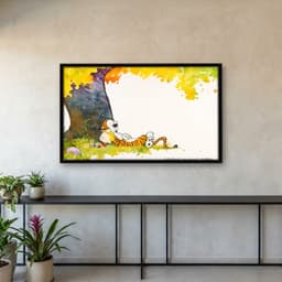 Quadro Decorativo Calvin e Haroldo