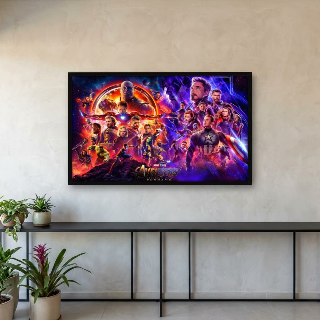 Quadro Decorativo Vingadores: Ultimato e Guerra Infinita