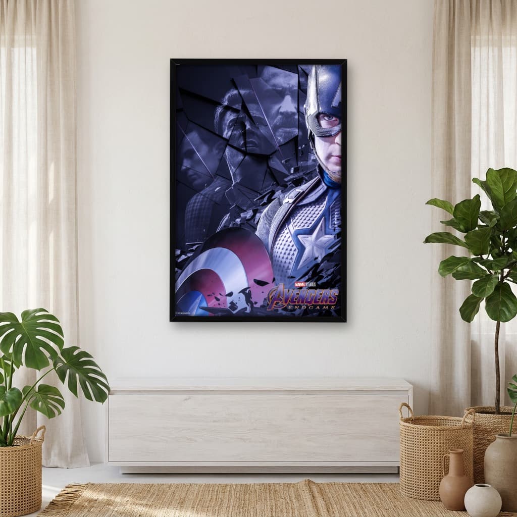 Quadro Decorativo Vingadores - Ultimato - Capitão América