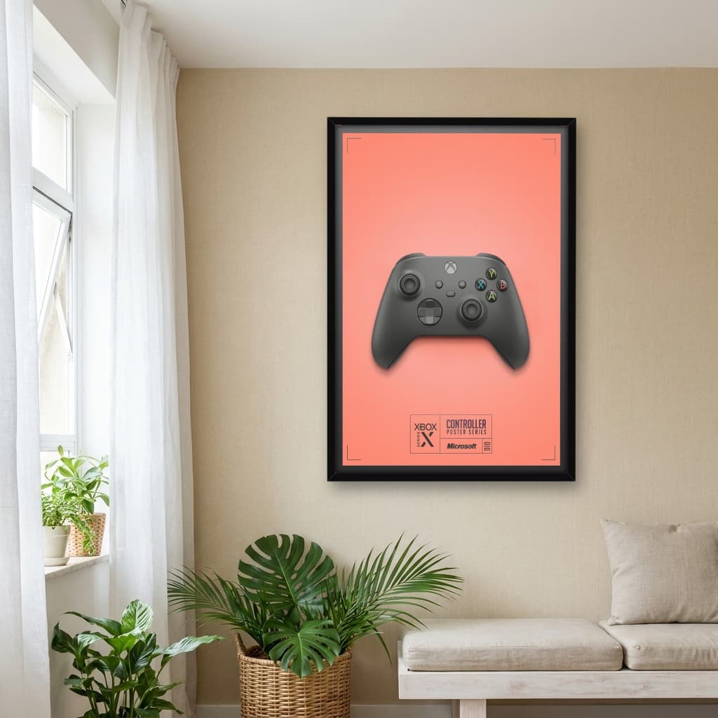 Quadro Decorativo Controle de Games - Xbox Series X