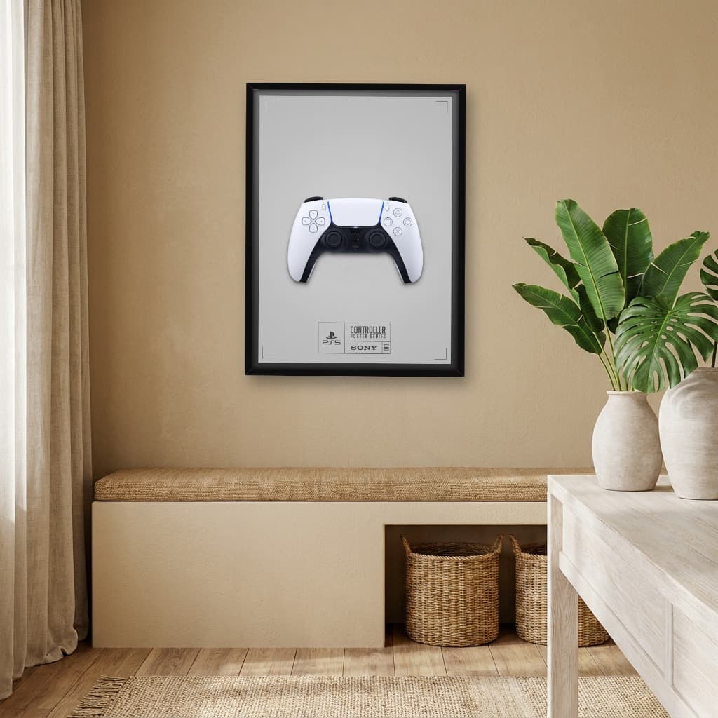 Quadro Decorativo Controle de Games - PS5
