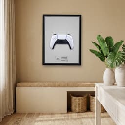 Quadro Decorativo Controle de Games - PS5