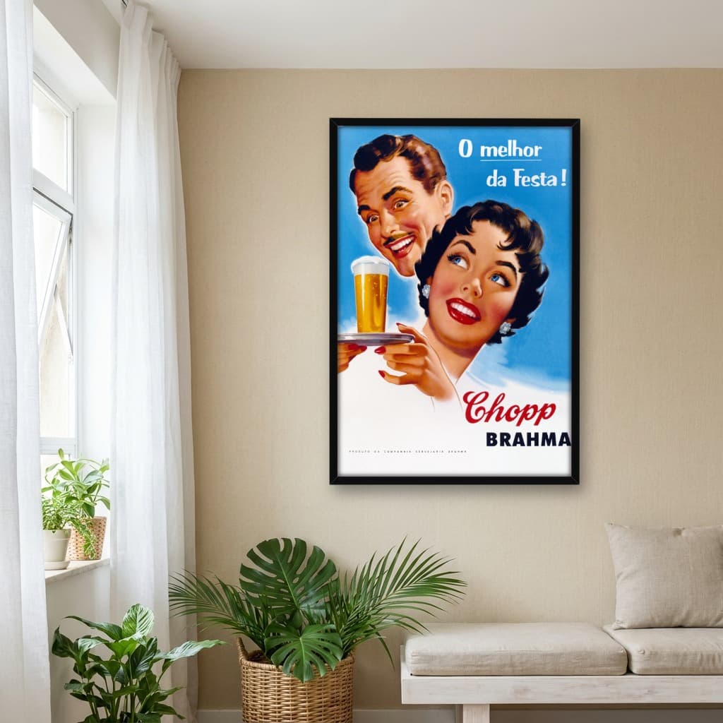 Quadro Decorativo Brahma: O melhor da festa!