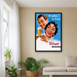Quadro Decorativo Brahma: O melhor da festa!