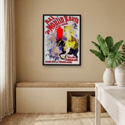 Quadro Decorativo Arte Circo Bal au Moulin Rouge
