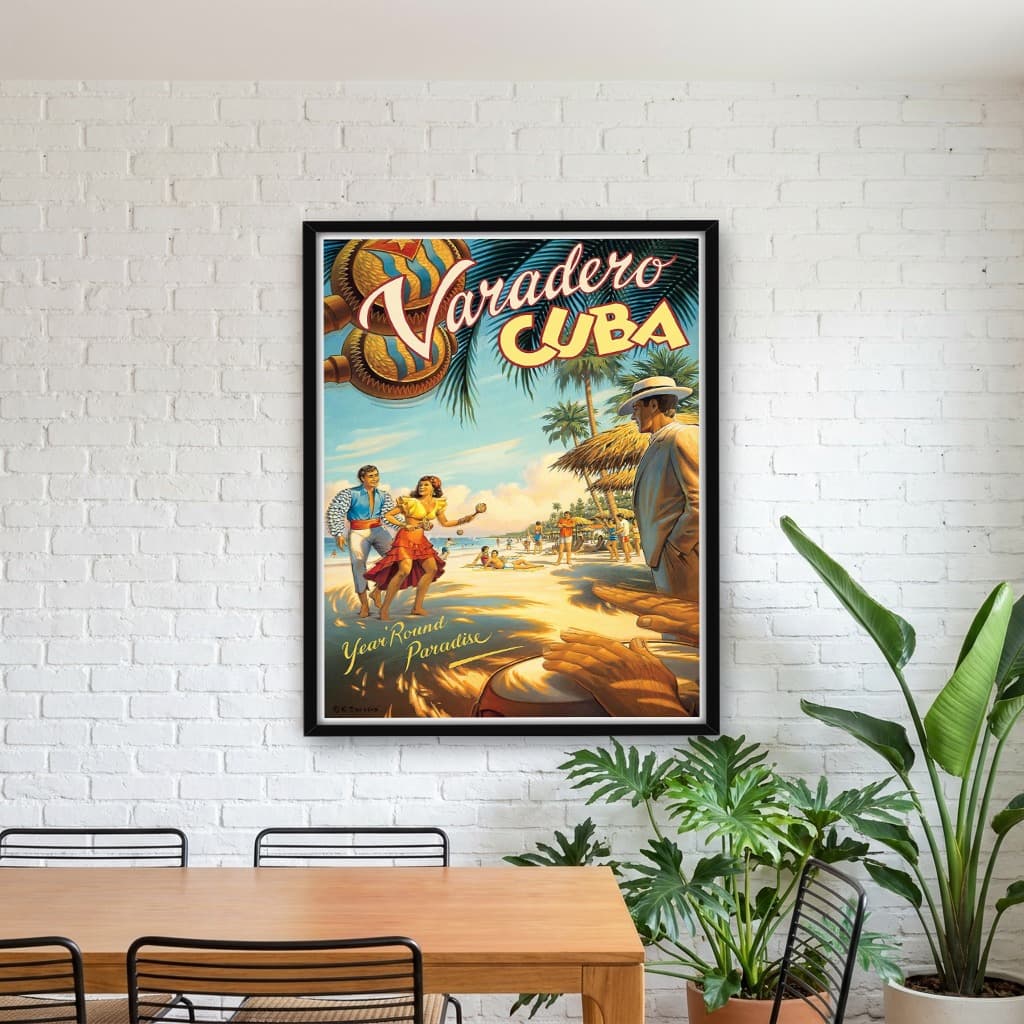 Quadro Decorativo Cuba Varadero - Your Round Paradise