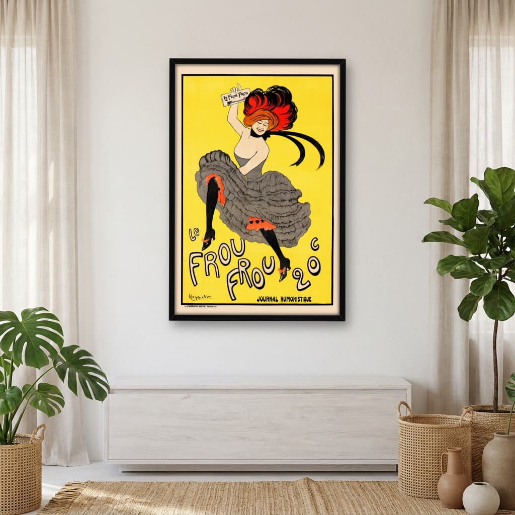 Quadro Decorativo Cartaz Vintage Le Frou - Frou