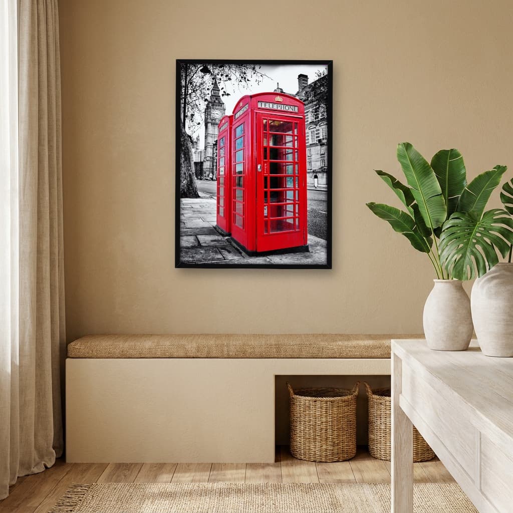 Quadro Decorativo Cabines Telefônica de Londres