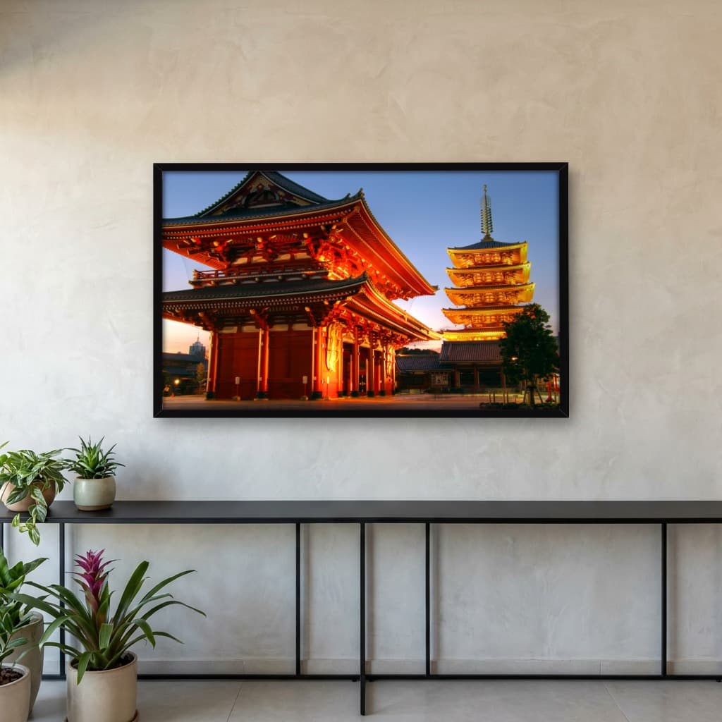 Quadro Decorativo Japão - Pagoda of The Senso-Ji
