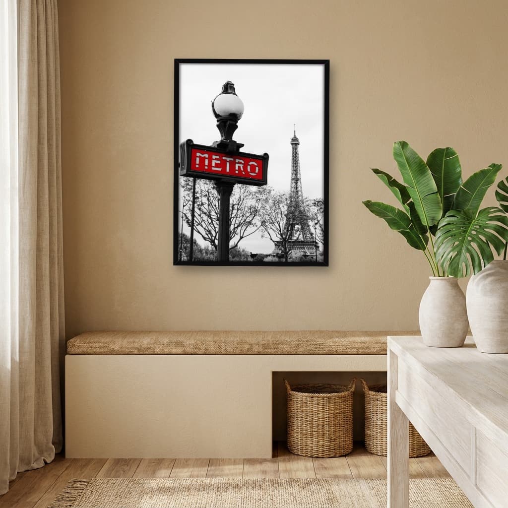 Quadro Decorativo Metrô de Paris