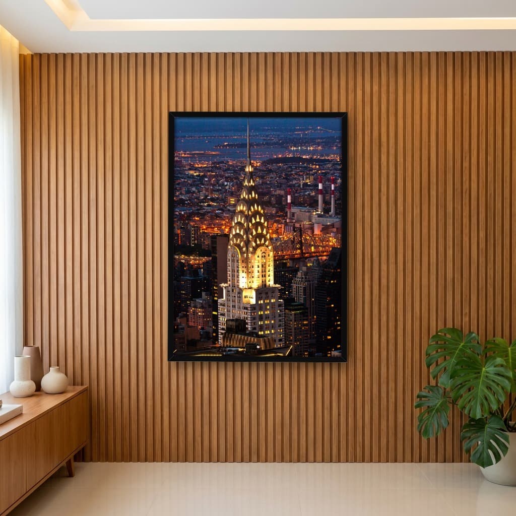 Quadro Decorativo Fachada do Edifício Chrysler