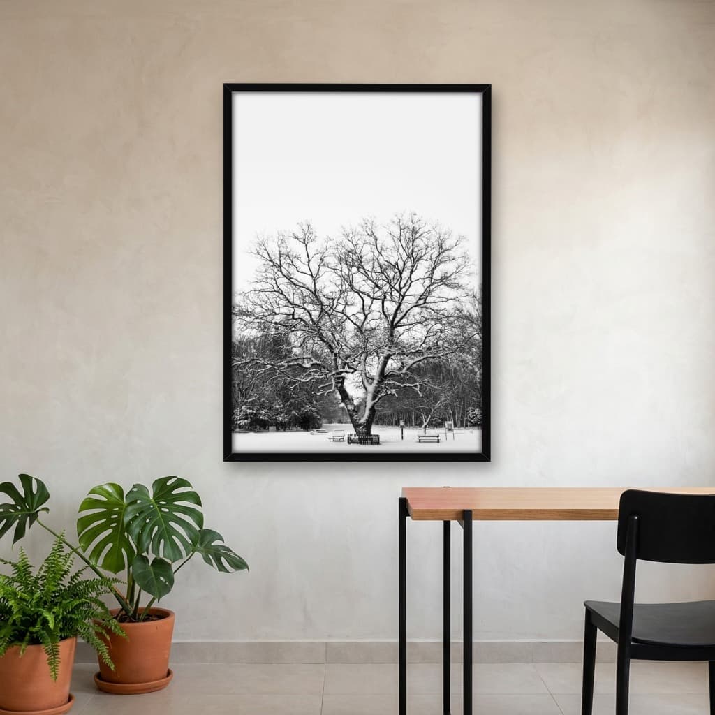 Quadro Decorativo Sozinho no Parque