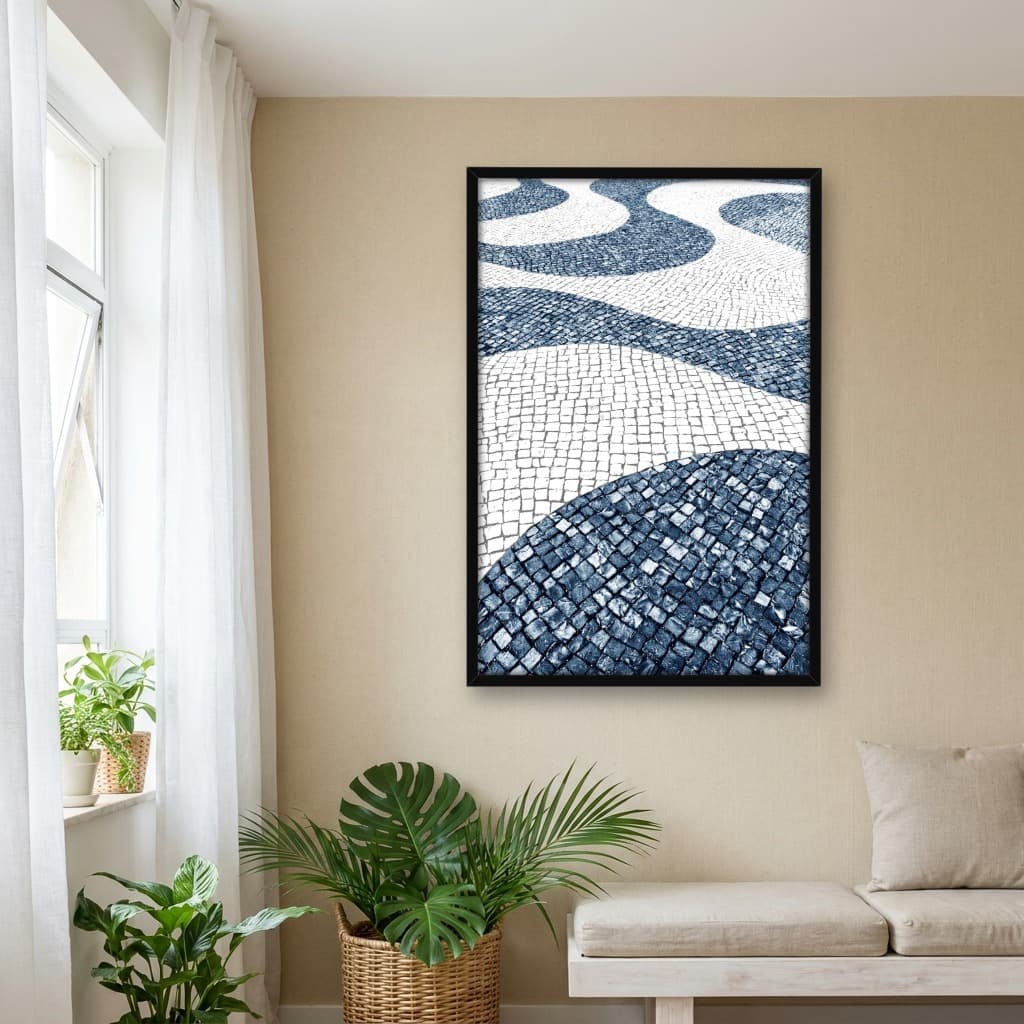 Quadro Decorativo Calçada de Copacabana