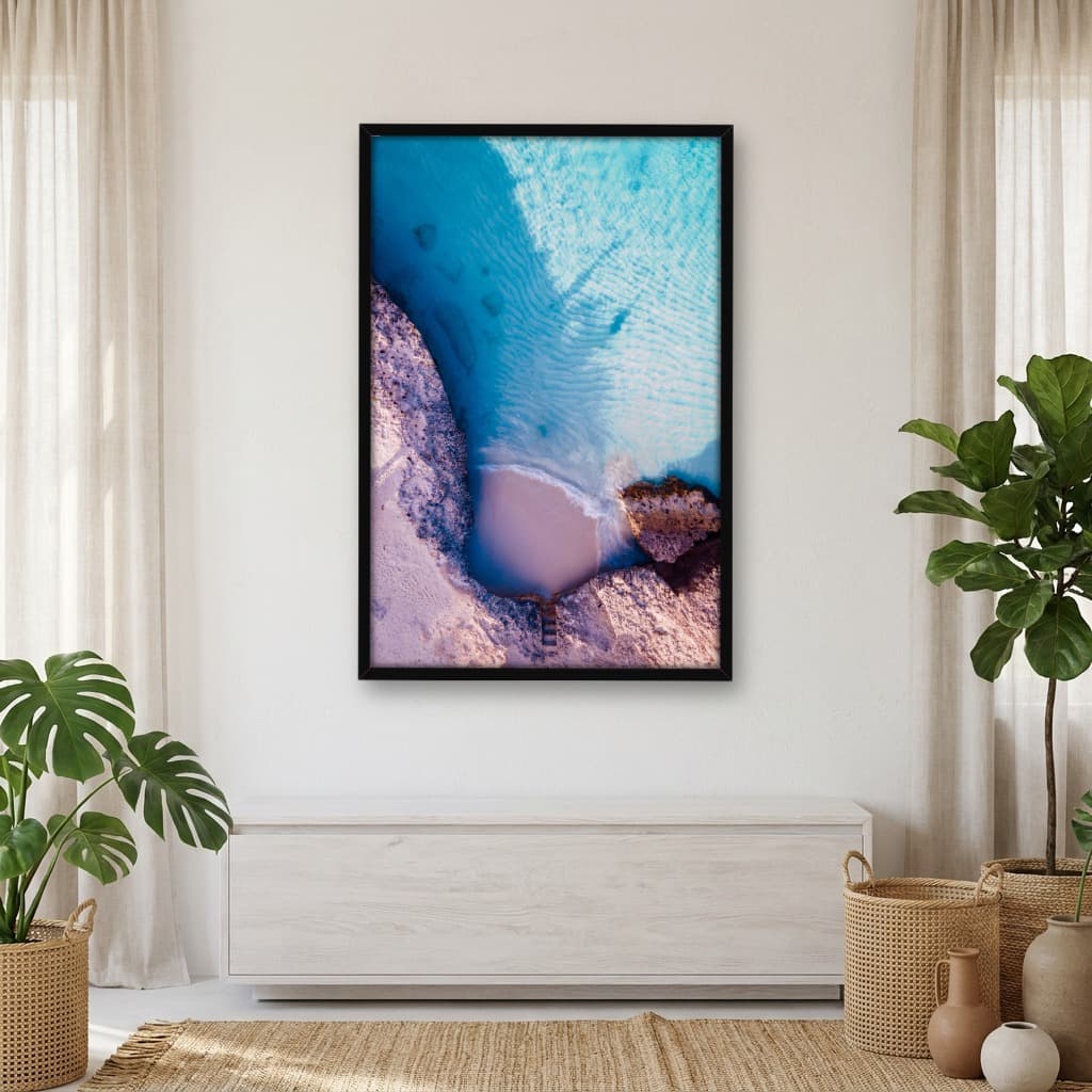 Quadro Decorativo Oceano Cristalino Aruba